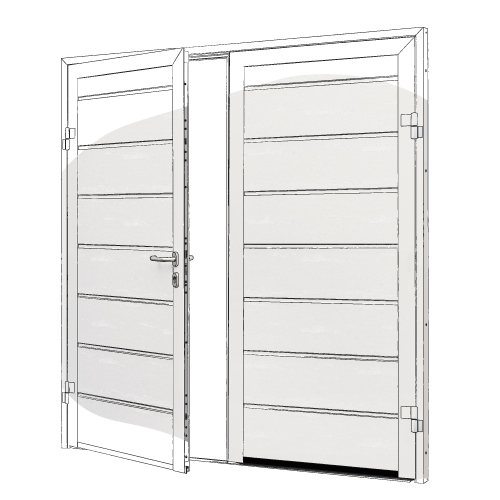 Side Hinged Garage Door