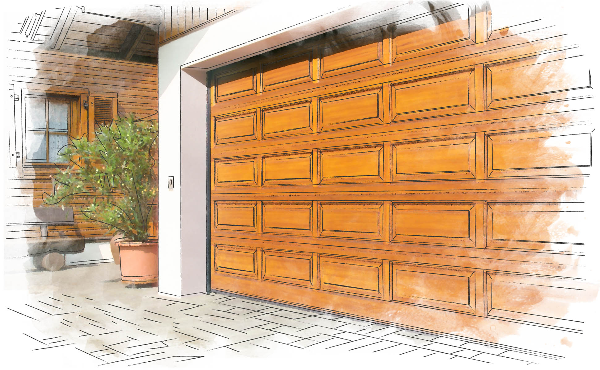 sectional garage door