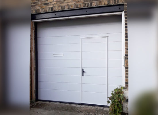 Ryterna Automated Sectional Garage Door with Wicket Door