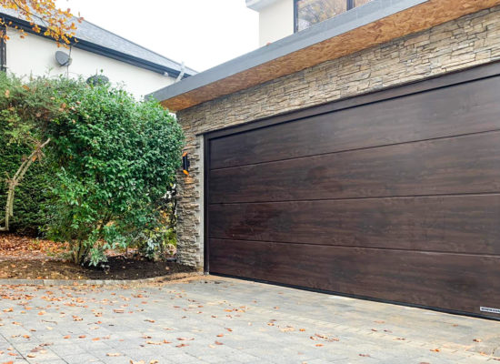 Hormann LPU42 L Ribbed Insulated Sectional Garage Doors