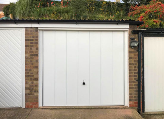 Garador Windsor Canopy Garage Door in White