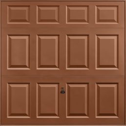 Beaumont garage door clay brown