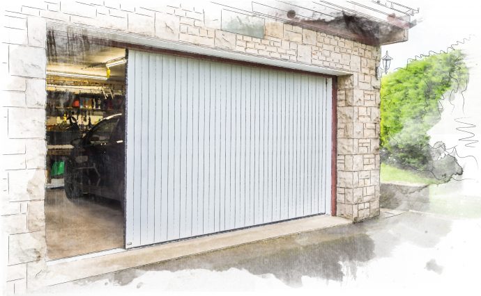 Hormann side sliding sectional garage door