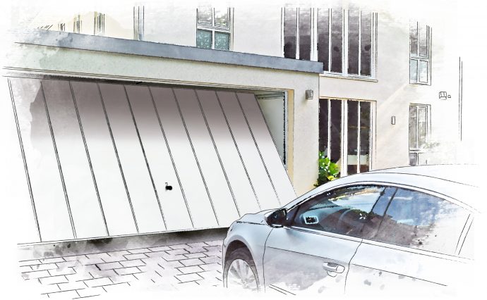 Hormann 2601 up & over garage door